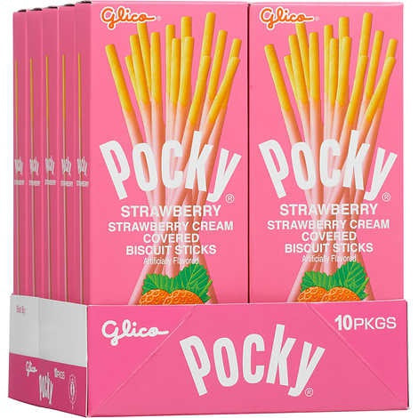 POCKY BISCUIT STICK STRAWBERRY
