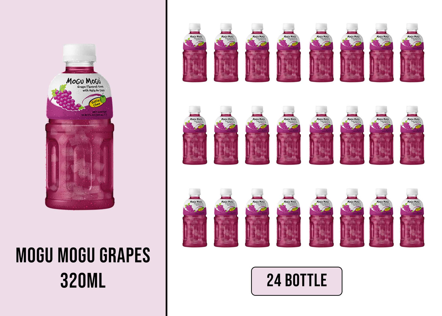 MOGU MOGU 320ml GRAPES