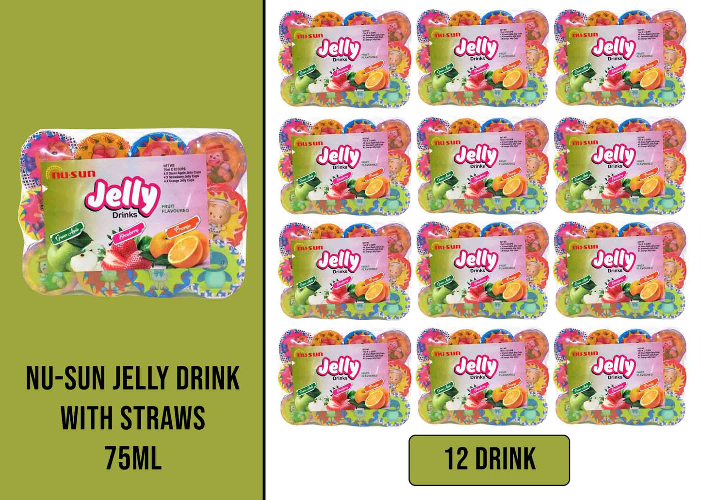 NU-SUN JELLY DRINK 75MLX12X12