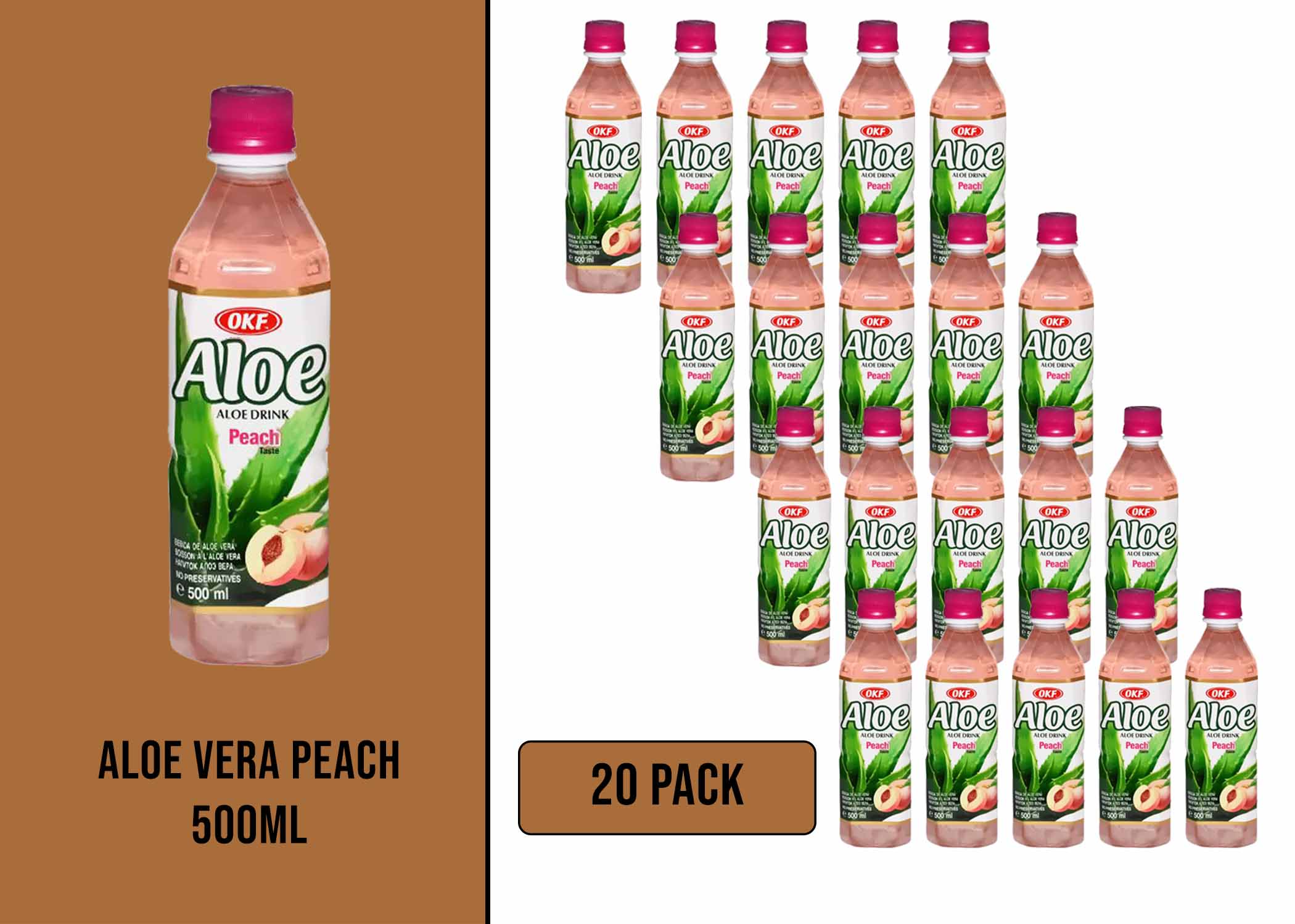 ALOE VERA PEACH 500ML 20 Alphaoriental ALOE VERA PEACH 500ML 20 Alphaoriental