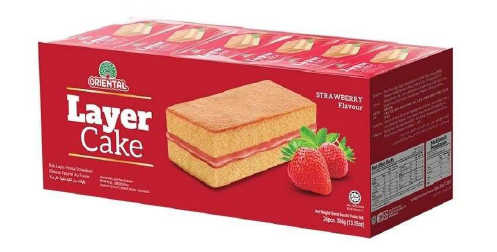 Oriental Cake Strawberry 24pis