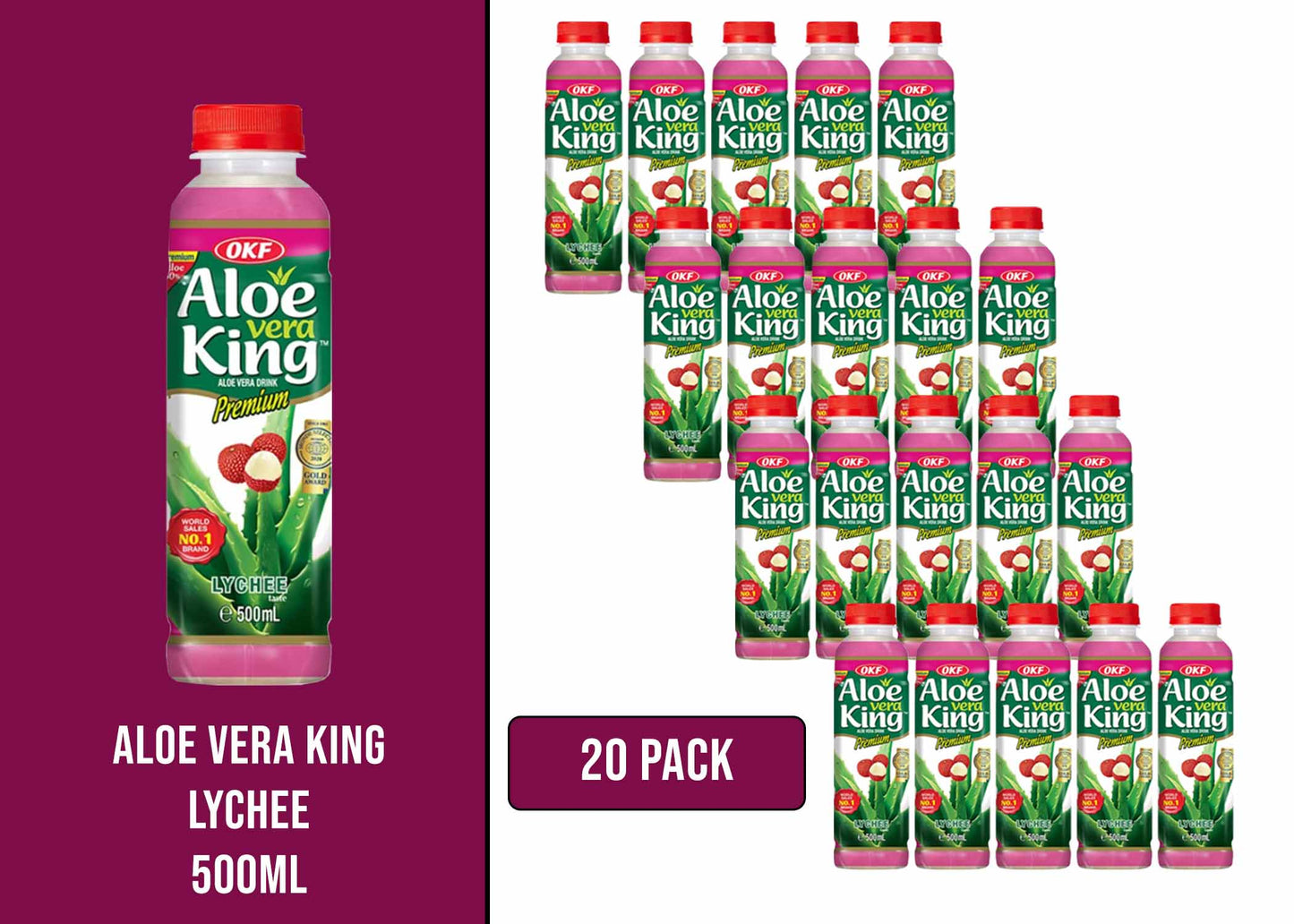 ALOE VERA KING LYCHEE 500ml