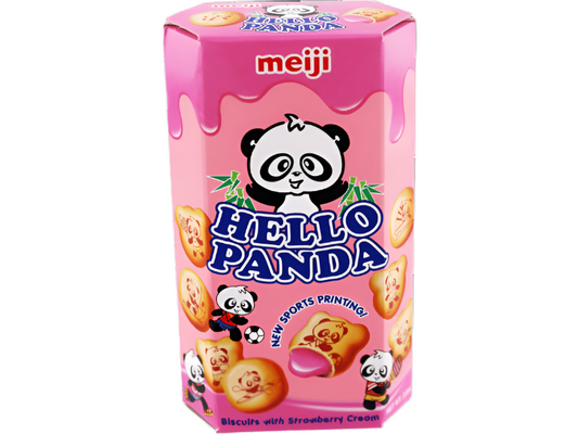 MEIJI HELLO PANDA STRAWBERRY 45gm